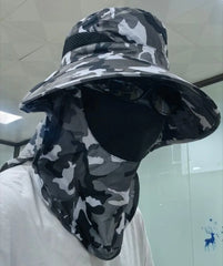 Sun Hats UV Protection Outdoor Hunting Fishing Cap for Men Women Hiking Camping