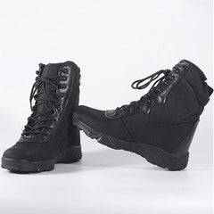 Men Military Tactical Boots Autumn Outdoor Waterproof Climbing Hiking Shoes Army Boots