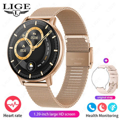 LIGE Bluetooth Call Smart Watch Women Custom Dial Watches Men Sport Fitness Tracker Heart Rate Smartwatch For Android IOS 2025