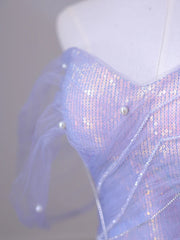 Homecoming Dresses: Evening Dress Off The Shoulder Sequined Banquet Mermaid