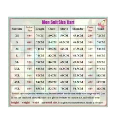 Tuxedo for Mens: Suit Coat Vest Pants 3 Pcs Set / Men's Casual Boutique Business
