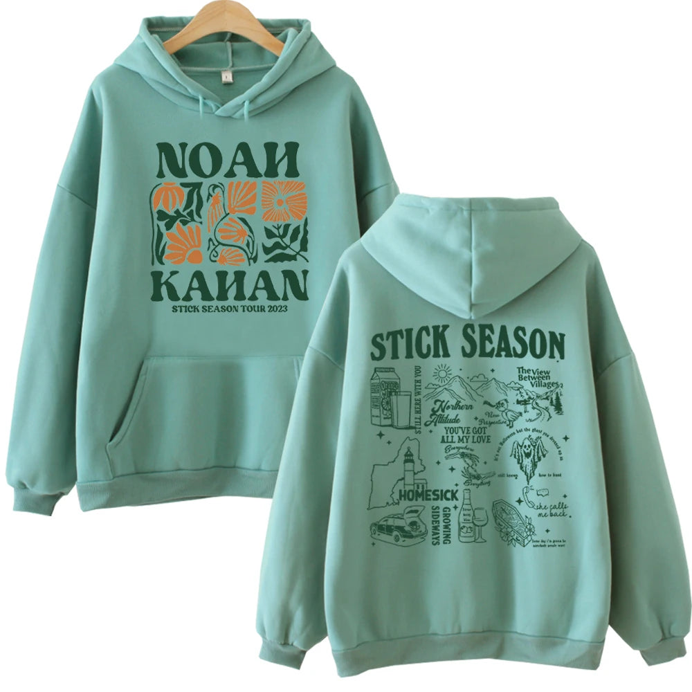 Noah Kahan Hoodie Noah Kahan Stick Season Tour Hoodie Noah Kahan Merch
