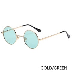 RUOBO Retro Polarized Round Metal Frame Sunglasses Eyewear For Men and Women Driving Fishing Brand Designer Sun Glasses UV400