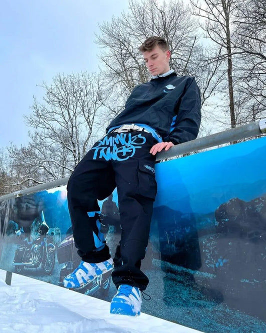 Street Trend Cargo Pant Men Y2k Fashion Minus Two Black Pants