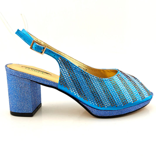 Matching Shoes and Bags: Shoes for Women's And Bag Set Heels Elegant Sandals