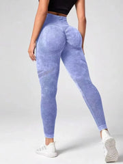 Women Leggings Washing Yoga pants Bubble Butt Push Up Fitness Legging