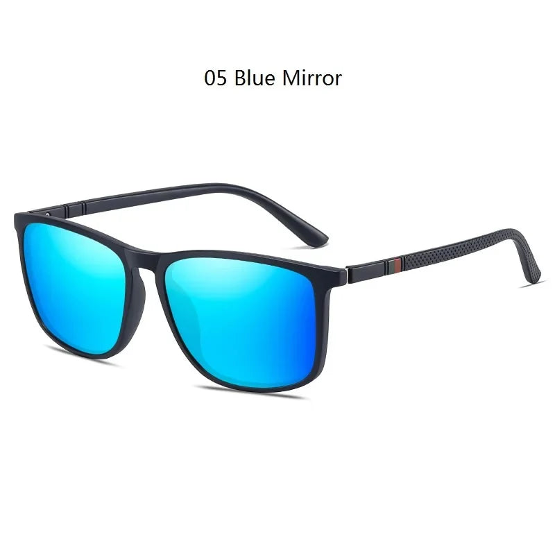 Luxury Square Vintage Polarized Sunglasses For Men Women Fashion Travel Driving Sun Glasses Male TR90 Eyewear UV400
