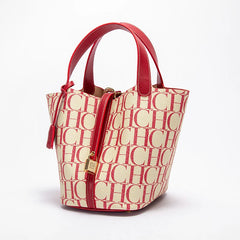 Luxury Brand Fashion Women's Handbag PVC Jacquard Texture Women