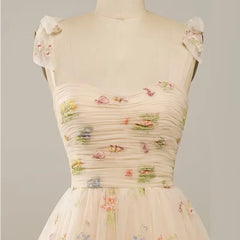 Homecoming Dresses: Prom Dresses Spaghetti Straps Colorful Evening Party