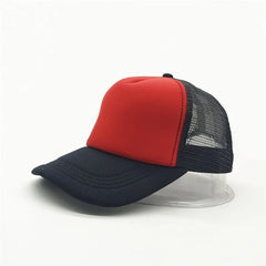 Unisex 5 Panel Trucker Hat For Adult Summer Net Baseball Cap Men