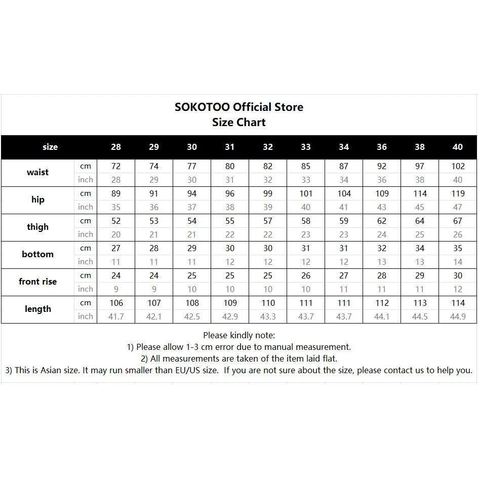 Men Leather Patches Denim Jeans Streetwear Holes Ripped High Stretch Pants