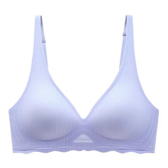 Seamless Women's Bra Small Chest Big Hollow Design Underwear Support