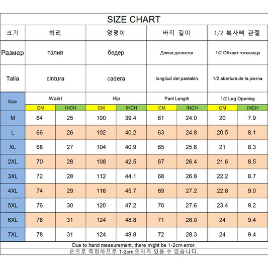 Big Size Women 3/4 Pants Shorts 5XL 6XL 7XL Spring Summer Sweatpants Breathable Plus Size Women Clothing 150kg 여름 여성 반바지