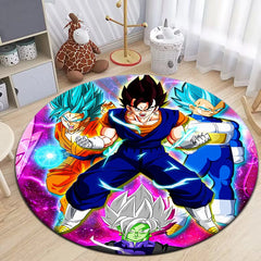 Dragon anime Round Carpet,bedroom,Living Room,door mat,Outdoor carpet,Picnic,anime