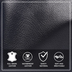 Black White Shoulder Bag For Women 100% Genuine Leather Handbag