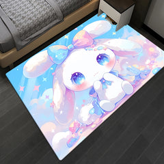 Sanrio Cinnamoroll, Pochacco HD Printed Outdoors Carpet, Living Room Decoration, Sofa