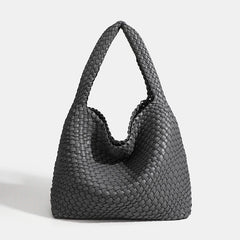 Designer Hand knitting bag PU Large women's Woven tote bag Mistress gift luxury bag