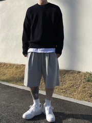 Men's Gym Fitness Loose Shorts Casual Street Hip Hop Workout Bodybuilding