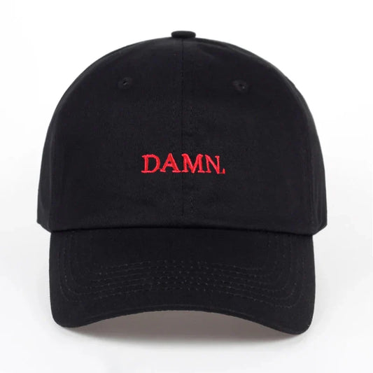 DAMN Hats for men and woman Embroidered DAMN. Dad Hat Hip Hop Stitched Kendrick lamar Unstructured Rapper Snapback Baseball Cap