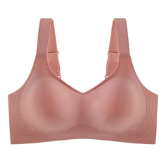 Large Size Soft Support Push-up Bra For Women, Seamless One-piece