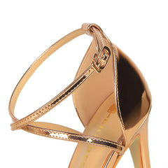 Women Fetish 8cm 11cm High Heels Summer Mid Low Heels Champagne Gold