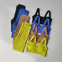 Yoga Set for Women Professional Fitness Suit for Sports Bras Training Running Suit Fast