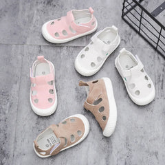 Kids Sandals Summer Girls Boys Cut Out Sneakers Breathable Children Sports Shoes