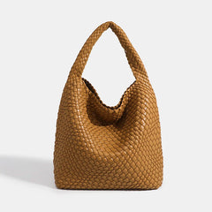 Designer Hand knitting bag PU Large women's Woven tote bag Mistress gift luxury bag