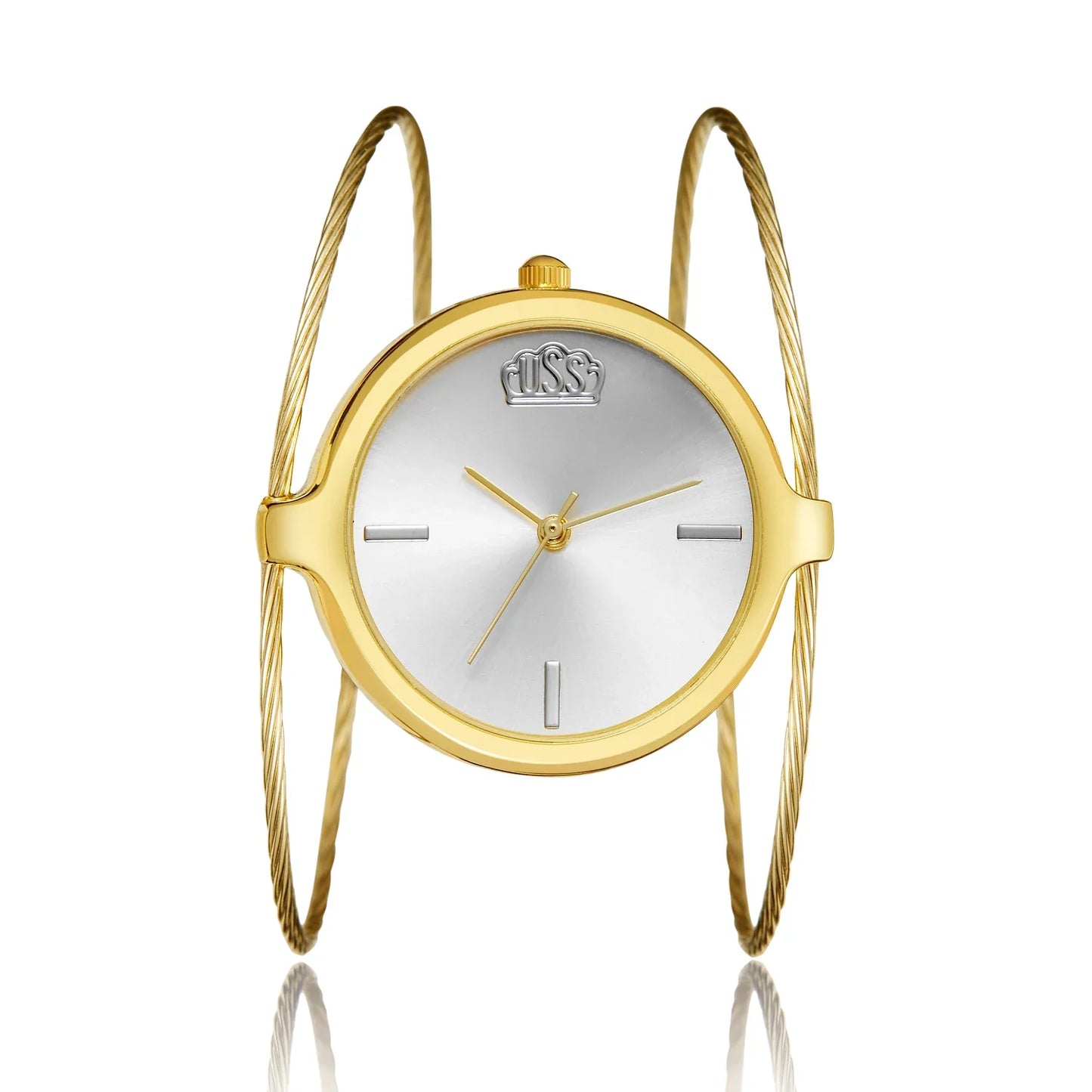 Fashion casual ladies quartz watch, round bracelet watch, elegant alloy ladies watch, quartz watch.