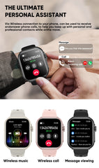 Watch Ultra 2 SE Men Women 1000mAh HD AMOLED GPS Track 100+Sport Heart Rate Bluetooth Call Waterproof Smartwatch For iOS Android