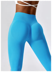 Sport Pants Tights Seamless Fitness Leggings Women Clothing High Waist Scrunch