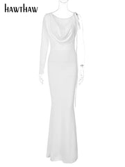 Formal attire Dresses: Women Elegant Long Sleeve Party Club Evening Bodycon