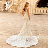 White Bridesmaid Dresses: Wedding Dress For Women Spaghetti Straps Modern