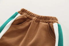 Boys Clothes Sets Spring Autumn 2025 Children Cotton T-shirts Coats Pants 2pcs Sports Suit For Baby Tracksuits Kids Outfits 4 5Y