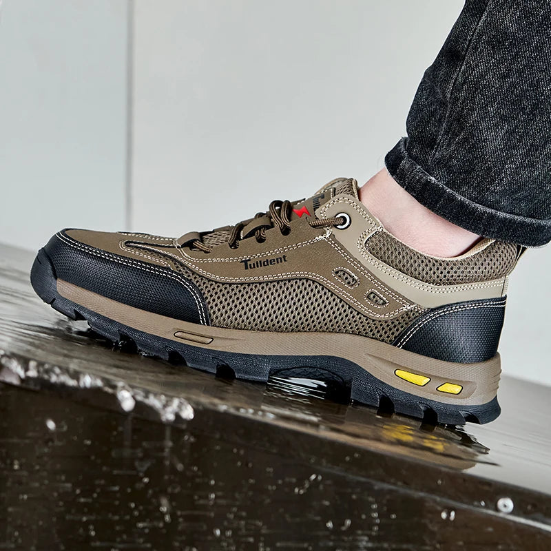 Summer work safety shoes, men's puncture resistant work shoes, protective shoes, safety boots, tactical boots