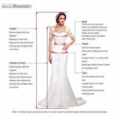 Homecoming Dresses: Prom Dresses Beading Sequined High Split Gowns