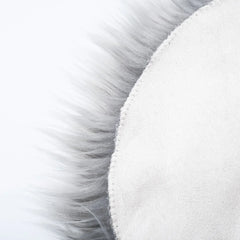 30cm Soft Faux Fur Rug Sofa Chair Desk Pad Household Bedroom Warm Mat Round