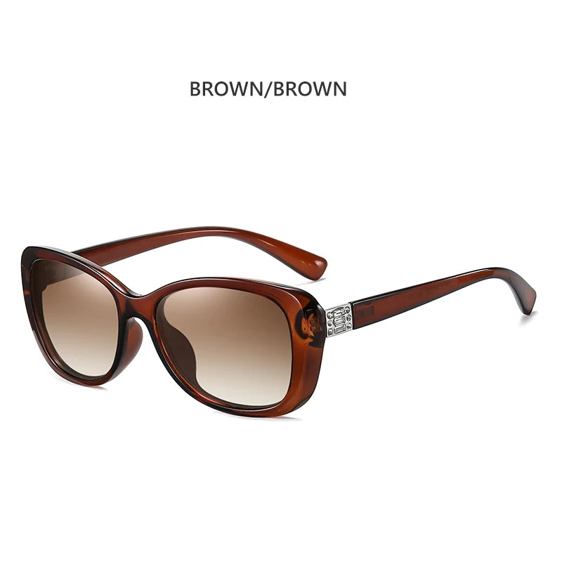 Diamond Gradient lens Sunglasses Women Polarized Glasses