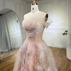 Homecoming Dresses: A-Line Prom Dresses Elegant Flowers Off Shoulder For Women