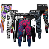 Cody Lundin Men's Jiu Jitsu Spats Stapling Compression Tights Pant Training