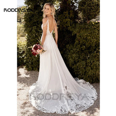 White Bridesmaid Dresses: Wedding Dress For Women Pearl Lace Appliques Bridal Gowns