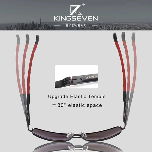 Men’s Sunglasses Aluminum Luxury Retro Functional Glasses Women