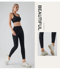 Spring Seamless Shark Leggings Women Mid-High Waist Tight Leggings