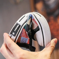 Children's Casual Shoes Toddlers Kids Canvas Sneakers for Boys Girls Fashion Classic Checkered Soft Rubber Sole Spring Autumn