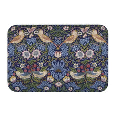 Custom William Morris Compton Floral Art Nouveau Pattern Doormat Bath Door Floor Mat