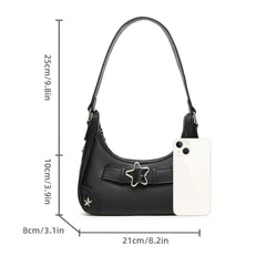 Y2k shoulder Bag retro Star girl Niches Portable Under arm bag