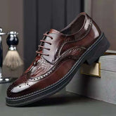 Men's Brogue Shoes Men Business Shoes Casual Formal Business leather Shoes Men