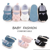 Baby Girl Mary Jane Shoes Spring and Summer Sandal Cute Bowknot Soft Cotton