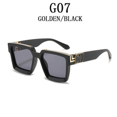 Sunglasses For Men Vintage Square Fashion Glasses Luxury Retro Sunglasses