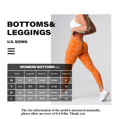 Camo Seamless Workout Leggings Butt Lift Yoga Pants Women Stretch Fitness